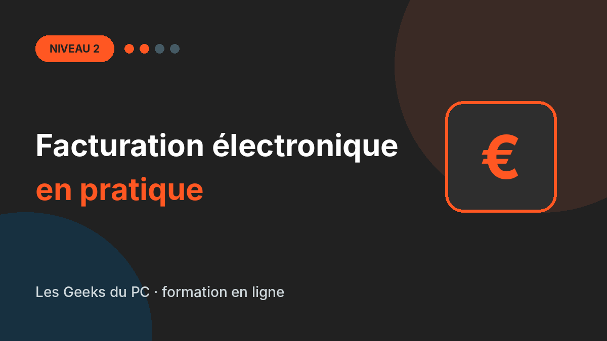 Facturation électronique en pratique (niveau 2)